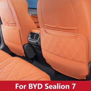 BYD Sealion 7 2024 뒷좌석 안티 킥 패드 시트 백 보호 용품 원래 자동차 인테리어 수정 액세서리
