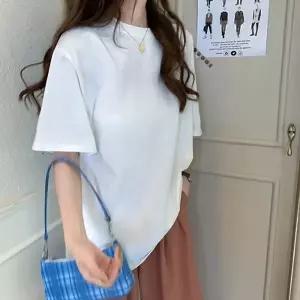 오버핏 여성무지반팔티 TEE 여성빅사이즈 박스티