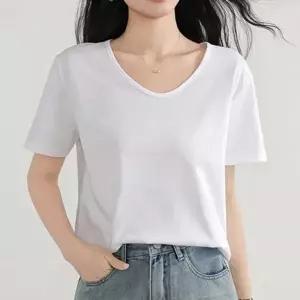 여성반팔티셔츠 이너티셔츠 여성 U넥 반팔티