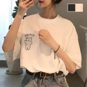 남자반팔티 포인트 여름반팔 반팔티 프린팅 앞뒤 오버 남자반팔티 빅사이즈반팔티 여성티셔츠 여름반팔