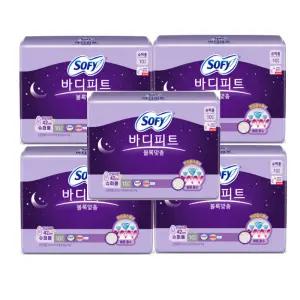 쏘피 오버나이트 바디피트 볼록맞춤 슈퍼롱 10매 X 5 BNS