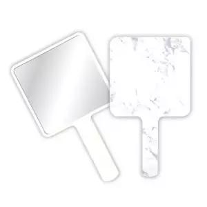 대리석패턴 스퀘어 손거울 2개 판촉물 휴대용손거울 거울도매