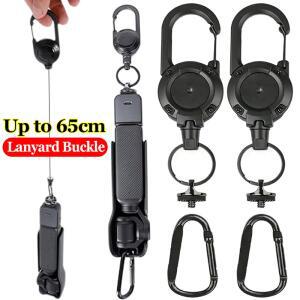 ket 3 ta360용 1/4인치 나사 키체인 끈이 있는 접이식 끈 백팩 버클 마운트 하이킹 도난 방지 스트랩