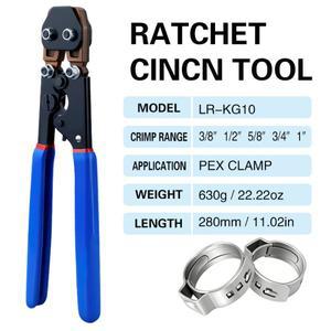 헤비듀티 자동차 래칫 CV 조인트 클램프 플라이어 스테인리스 스틸 에어 워터 고정 도구 크림핑 너트 제거