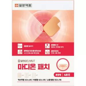 일양약품 반델하우트 마디온 패치 관절 손가락 손목 무릎 근육 붙이는 통증 파스 48매입