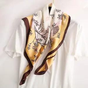 [에스에스_63]실크 캐주얼 패턴 봄 사각 실크스카프 스카프