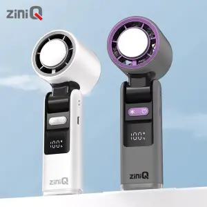 아이스쿨링팬 BLDC 휴대용 미니탁상용 접이식 무선미니선풍기 스트랩제공 FN