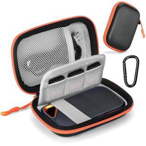 [미국배송] SANDISK EXTREME PRO / 휴대용 외장 SSD 500GB 1TB 2TB 4TB 8TB 솔리드 스테이트 드라이브 USB 케이블용 여행용 케이스 보호 커버 보관 가방 장착 메모리 카드 SD