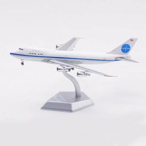 HX 모델 1:400 스케일 다이캐스트 팬 아메리칸 항공 B747-100 N733PA 시뮬레이션 합금 완성 기념품 장난감