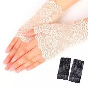 여자레이스장갑 레이스 망사 패션 반장갑 다용도 여름 운전 손목 토시