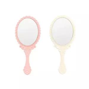 핑키 휴대용 손거울 1P 화장 미용 손잡이 공주거울