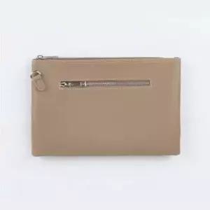 베이지- 탈부착 스트랩 여성 클러치백 손가방 핸드백