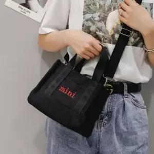 백 패션 캐주얼 데일리 여성 핸드백 캔버스 토트