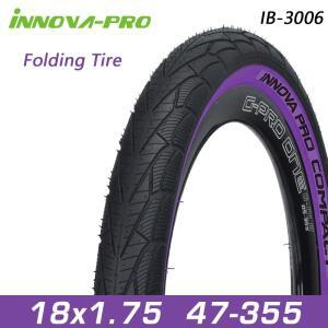 INNOVA-PRO 오리지널 초경량 접이식 타이어 18인치 18x1.5/1.75 버디 자전거 BMX 로드 바이크 IB-3006 사이