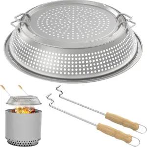 솔로 스토브 레인저용 15인치 액세서리용 파이어 피트 스파크 프로텍터 스크린 스테인리스 스틸 및 야외