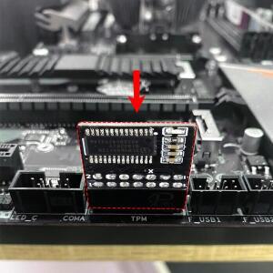 Windows 11 호환 시스템용 AS MSI ASRock 14핀  18핀용 TPM 2.0 암호화 보안 모듈