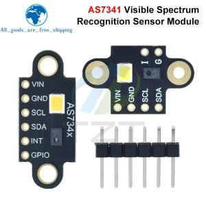 AS7341 가시광선 스펙트럼 센서 모듈 색온도 조도 고정밀 색상 감지 아두이노용