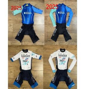 LASER CUT 2025 AG2R BAHRAIN VICTORIOUS TEAM 긴 반바지  사이클링 스킨슈트 바디슈트