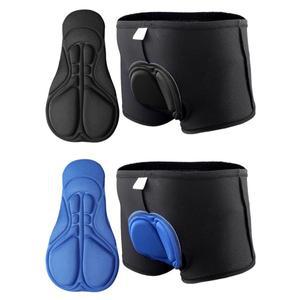 사이클링 스포츠 반바지 통기성 두꺼운 젤 패드 MTB 자전거 여성 남성 속옷 패딩 승마