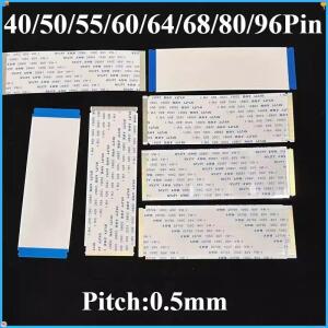 1피스 금도금 플랫 플렉시블 케이블 FFC FPC E129545 AWM 20861/20706 105C 60V VW-1 피치 0.5mm 다양한 핀