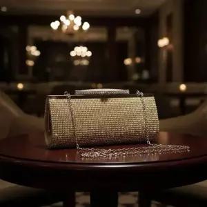 헤이든 럭셔리 클러치백 크로스백 골드