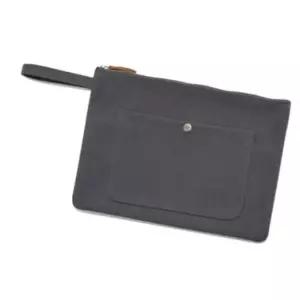 클러치 라지 챠콜 여성 코디 데일리백