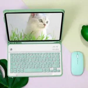 패드 태블릿 탭 파스텔 키보드 케이스 충전 마우스 세트