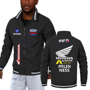 혼다 바이크 오토바이 장비 의류 남성용 스포츠 재킷 윈드브레이커, 팀 사이클링 캠핑 가을