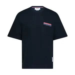 [명품] 26SS 코튼 리넨 네이비 남성 반팔 티셔츠 MJS298E J0251 415