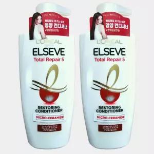 로레알파리 토탈리페어5 리페어링 컨디셔너 375ml, 2개 [손상모케어]