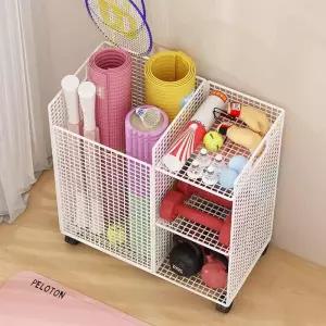 요가매트 폼롤러 선반 정리대 거치대 이동식 요가 스탠드