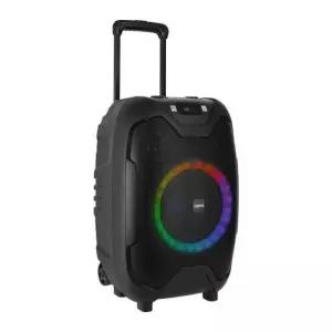 LED 이동식 블루투스 앰프 스피커 슬롯 거치대 2대 연결 최대 50W 노래방 홈파티 버스킹 노래 음악 분위기