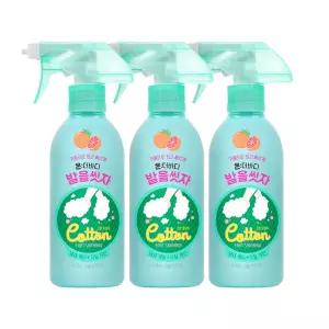 온더바디 코튼풋 발을씻자 풋샴푸 385ml 자몽 3개