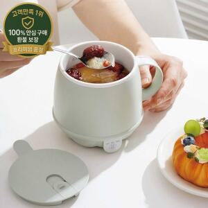 미니 전기 주전자 사무실 스마트 건강 컵 가열 컵 다기능 전기 스튜 컵 가정용 뜨거운 우유 보온병 컵 220V