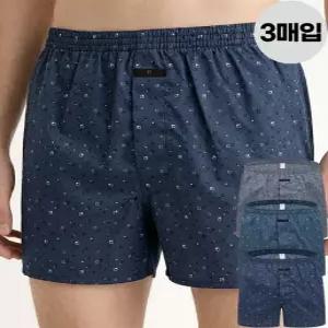 남자 기능성 트렁크팬티 음낭 분리형 팬티 3매입 세트 순면 80수