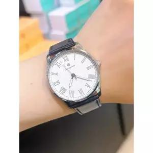 [OST]BEST MD 대통령 착용 블랙 남성 가죽 손목 시계_EJK