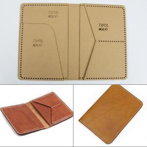 YOMDID 지갑 카드 가방 가죽 템플릿 스텐실 종이 패턴 실용적인