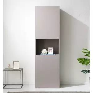 신혼집 도어 책장 겸용 높은 수납장 600 (3색) 진열장 아파트 미니멀 엔틱