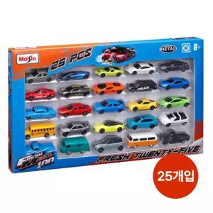 마이스토 프레쉬메탈컬렉션/미니카 25개/다이캐스트 자동차/모음/8세이상/어린이미니카/선물세트/인기카