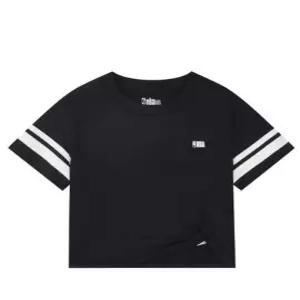 [NBA KIDS]여아 크롭 매듭 포인트 반소매 티셔츠/K242TS640P19_CJ