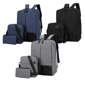 남자 여자 데일리 백팩 노트북 가방 학생 직장인 세트