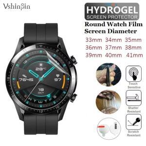 스마트 시계 직경 35mm 34mm 36mm 37mm 38mm 33mm 39mm 40mm 스크래치 방지 화면 보호기에 대 한 10PCS 소프트 TPU 하이드로 겔 필름