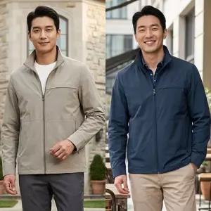 쟌피엘 비제르 바람막이 신사점퍼 중년남성 집업자켓