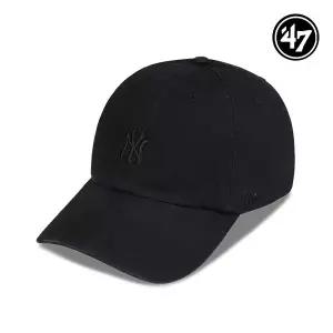 [47brand]47 브랜드 뉴욕양키스 MLB 남자 여성 엠엘비 볼캡 야구 모자 블랙 B-BSRNR17GWS-BKD