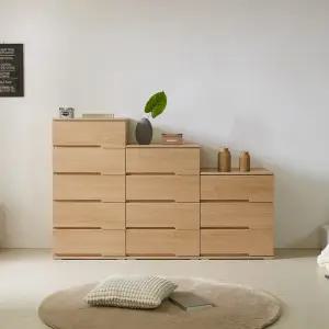 해해동동 루아 3단 4단 5단 600 800 광폭 심플 서랍장 거실장 화장대 장난감장 속옷장 수납장