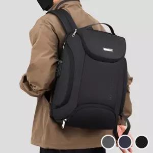 완전 오픈 옥스포드 생활 방수 수납력 좋은 USB 포트 백팩