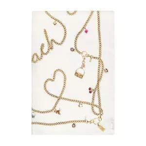 코치 참스 여성 실크 스카프 CEH35 CHK