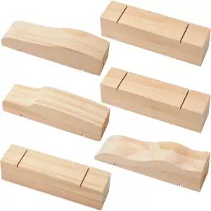 소나무 목재 경주를 위한 Soooo 6pcs 더비 자동차 키트 본체 블록 프리컷 실린더 무게 구멍 세련된