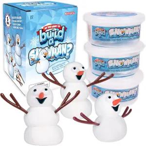 3팩 스타킹 스터퍼를 위한 스노우맨 키트 스노우볼 만들기 스노우플레이 겨울 크리스마스 공예 DIY 야외