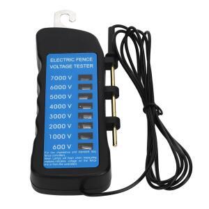 [미국배송] 지아우 펜스 테스터 전기 펜스용 7KV 네온 전압 고장 감지기 프로브가 있는 휴대용 전압계 라이트가 8개 농장 펜싱 액세서리 600V - 7000V